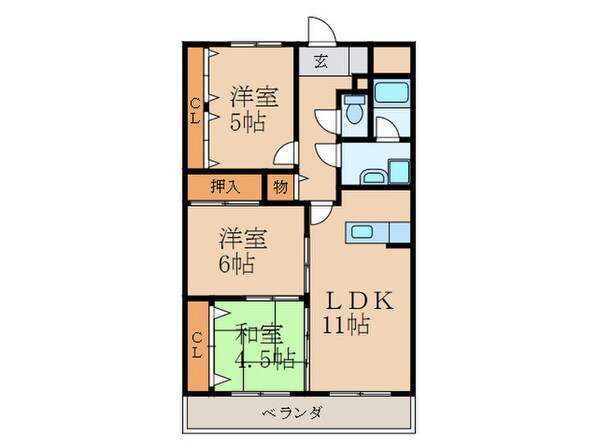 エクセル足立の物件間取画像